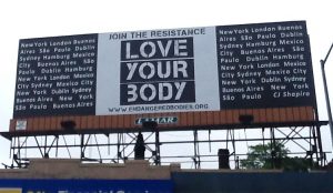 Love Your Body - Billboard Activism